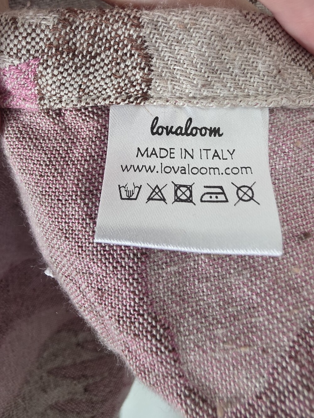 LovaLoom Ring Sling Carrier, 75 inches long, Made in Italy - Picture 5 of 7